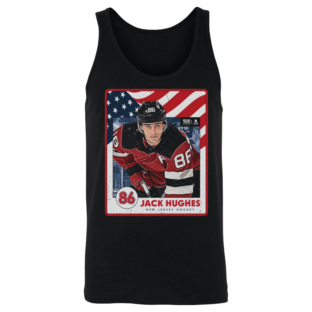 Jack Hughes New Jersey USA Card WHT