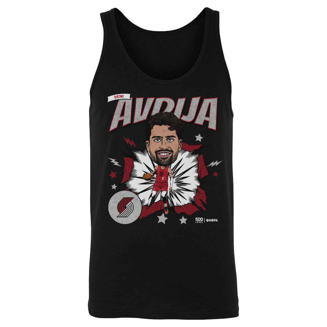 Deni Avdija Portland Trail Blazers Caricature WHT