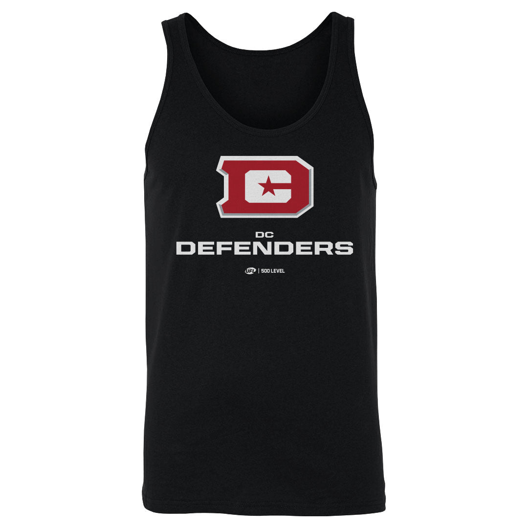 DC Defenders Primary Logo WHT