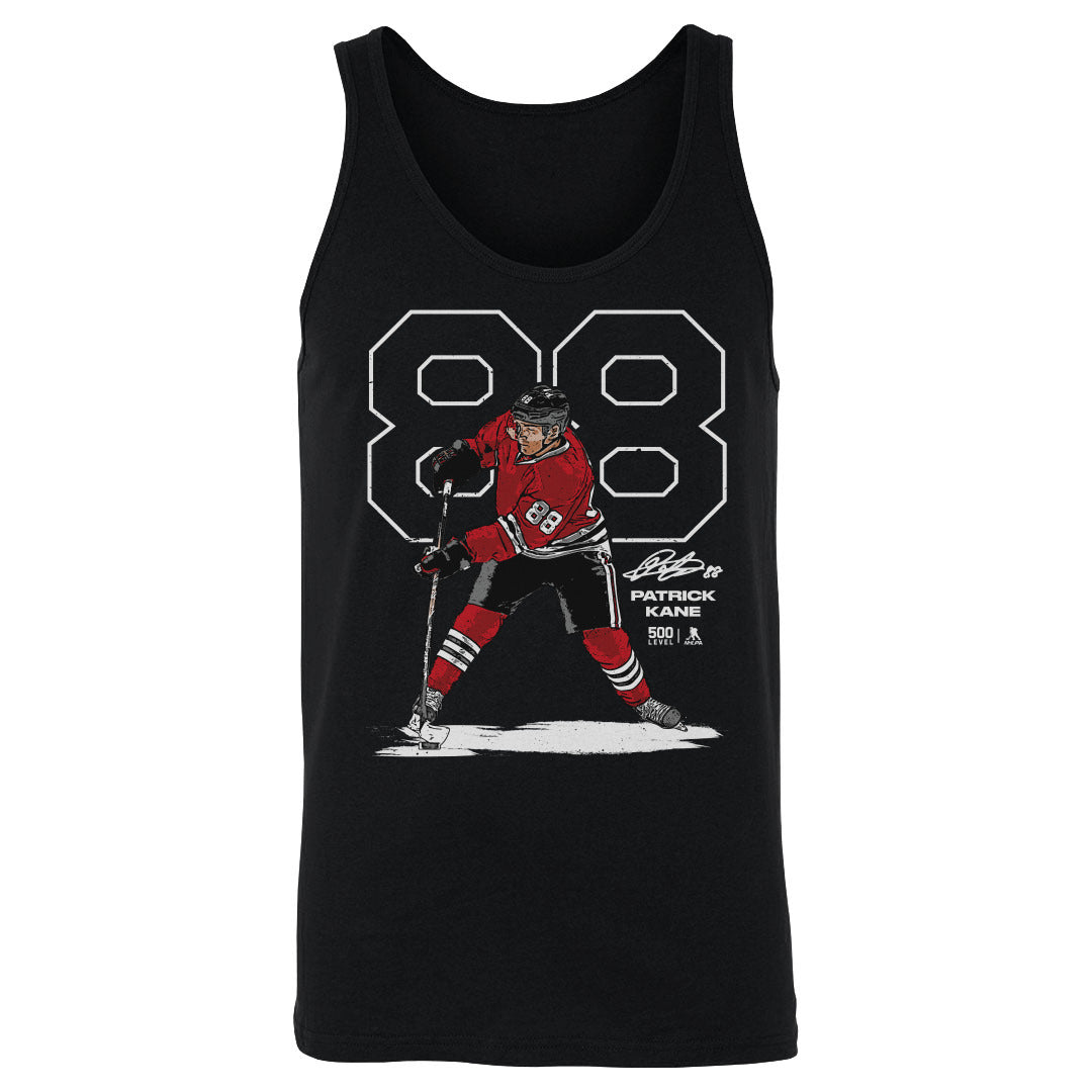 Patrick Kane Chicago Outline WHT