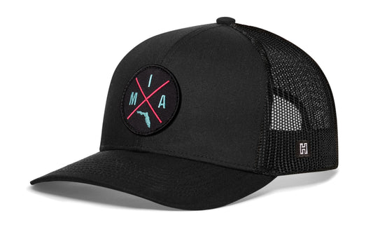 Miami Trucker Haka Hat Black MIA X Snapback