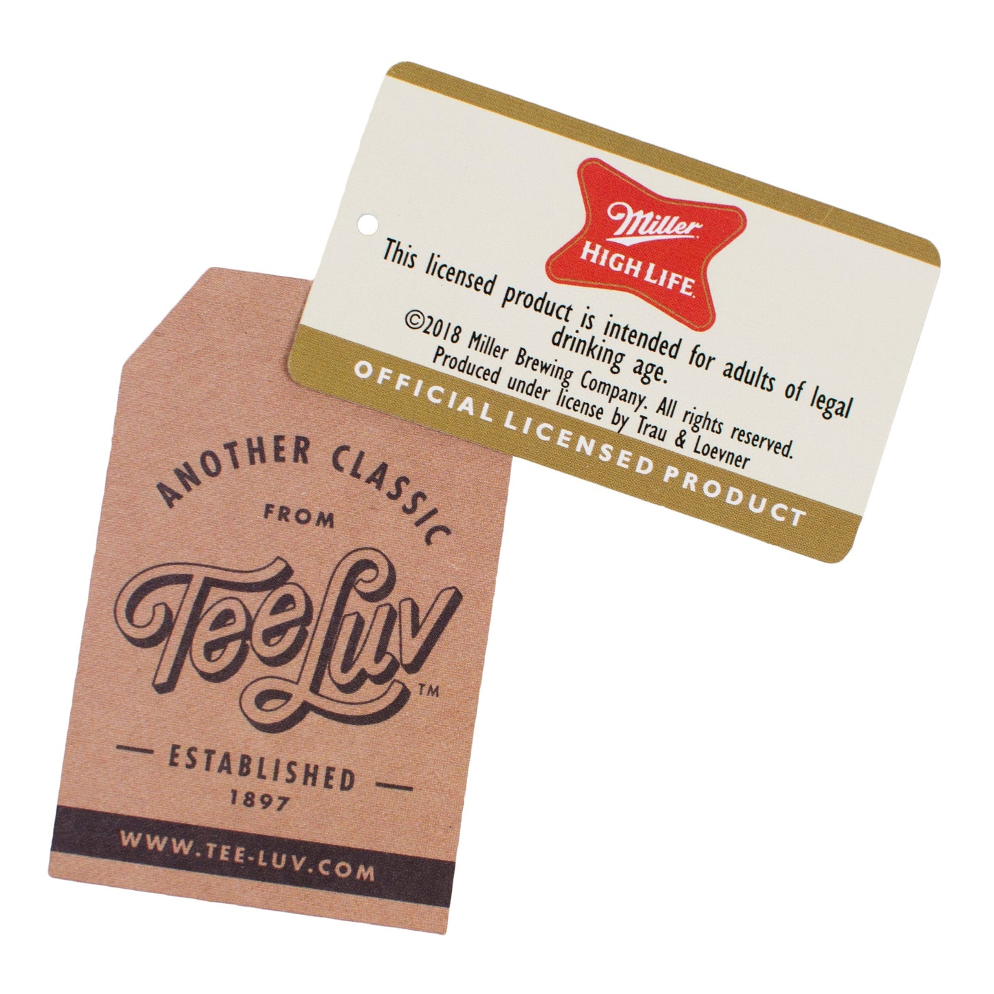 Miller High Life Beer Logo Hooded Sweatshirt Hoodie Oxford Gray