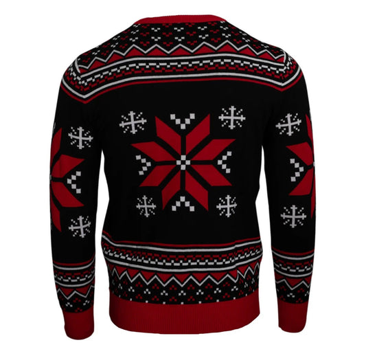 Misfits Punk Rock Crimson Ghost Skull Unisex Logo Ugly Christmas Sweater