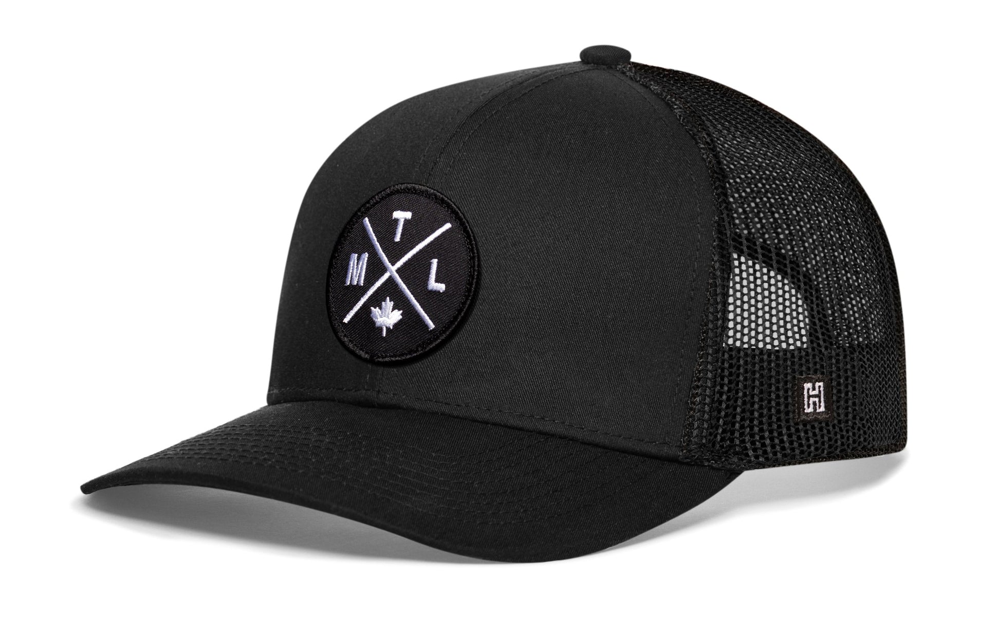 Montreal Trucker Haka Hat Black MTL X Snapback