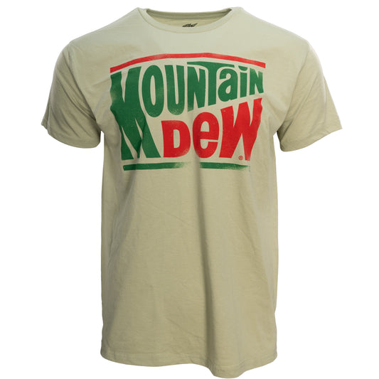 Mountain Dew Logo Green Mens T Shirt