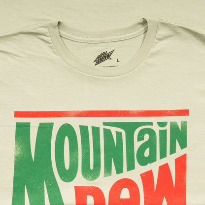 Mountain Dew Logo Green Mens T Shirt