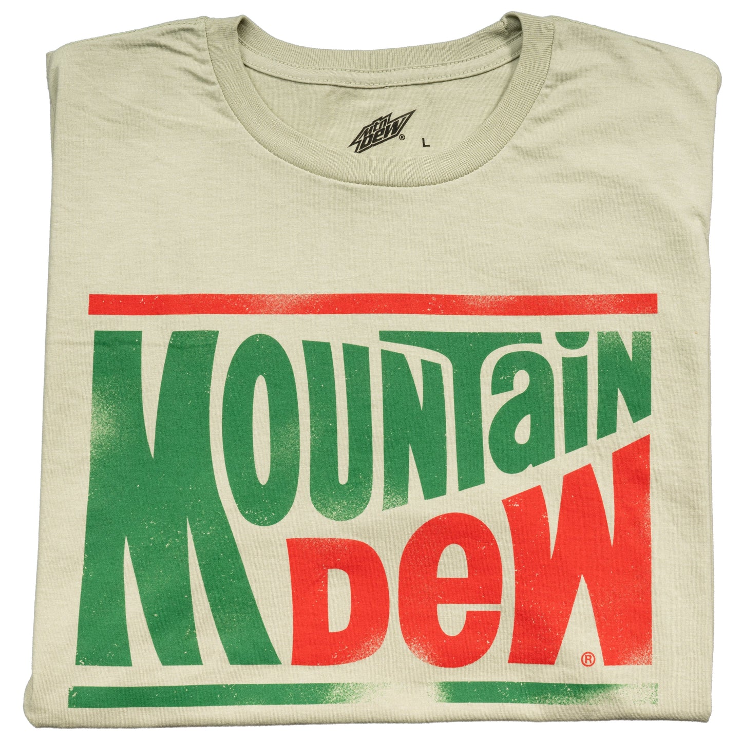 Mountain Dew Logo Green Mens T Shirt