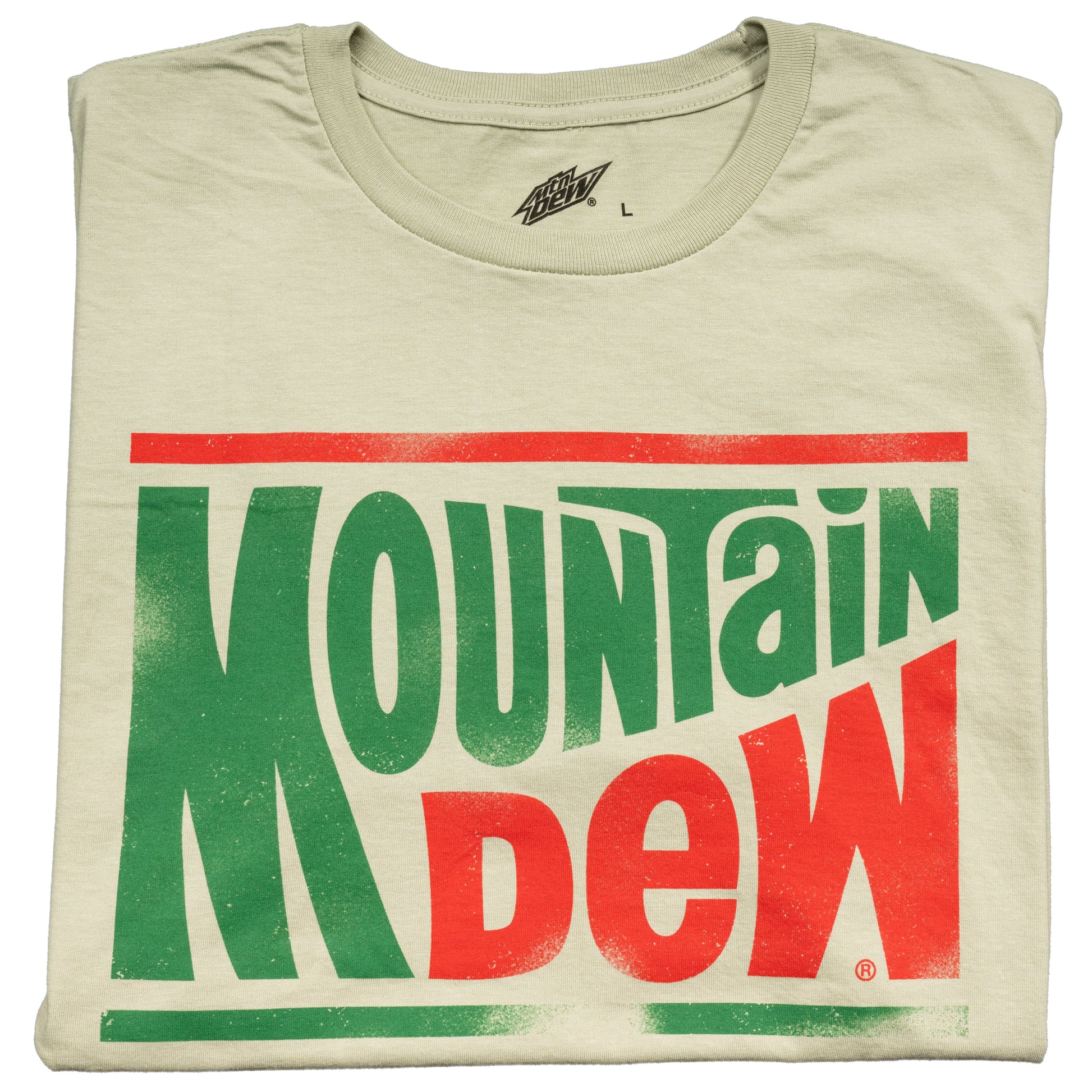 Mountain Dew Logo Green Mens T Shirt