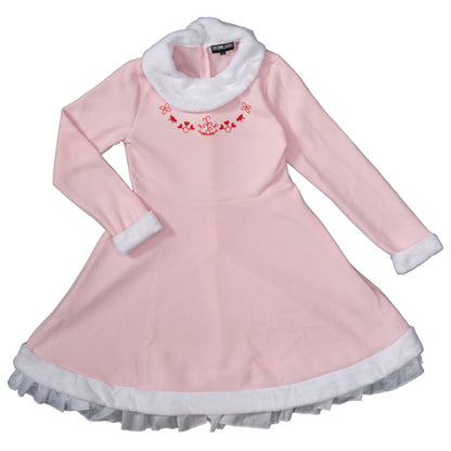 Mrs. Elf Pink Women's Deluxe Halloween Cosplay Costume Set