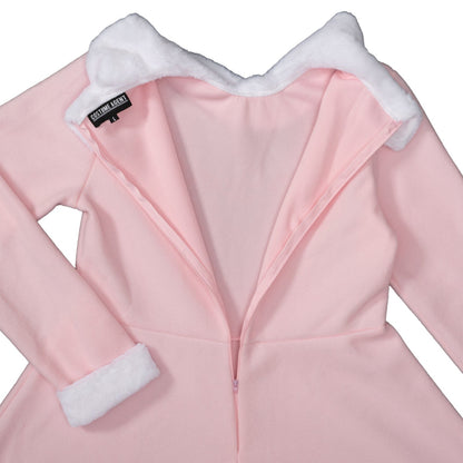 Mrs. Elf Pink Women's Deluxe Halloween Cosplay Costume Set