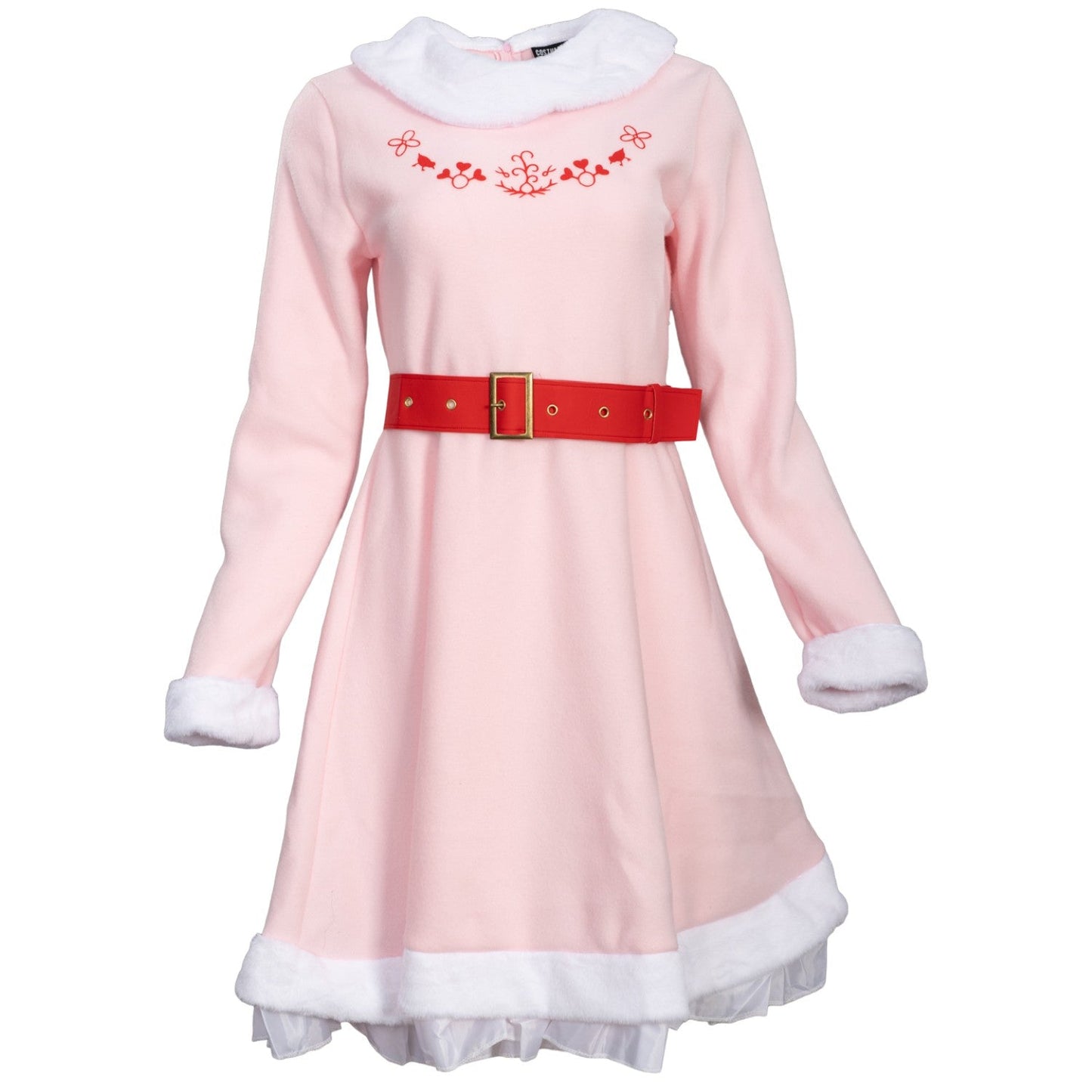 Mrs. Elf Pink Women's Deluxe Halloween Cosplay Costume Set