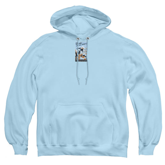 Navy Build Your Navy Mens Hoodie Light Blue