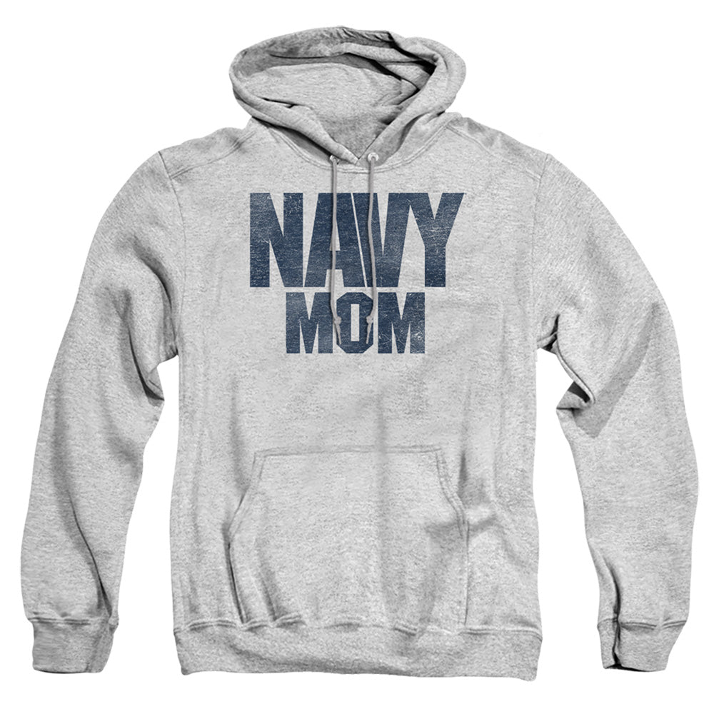 Navy Navy Mom Mens Hoodie Athletic Heather