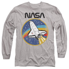 Load image into Gallery viewer, Nasa Shuttle Mens Long Sleeve Shirt Athletic Heather
