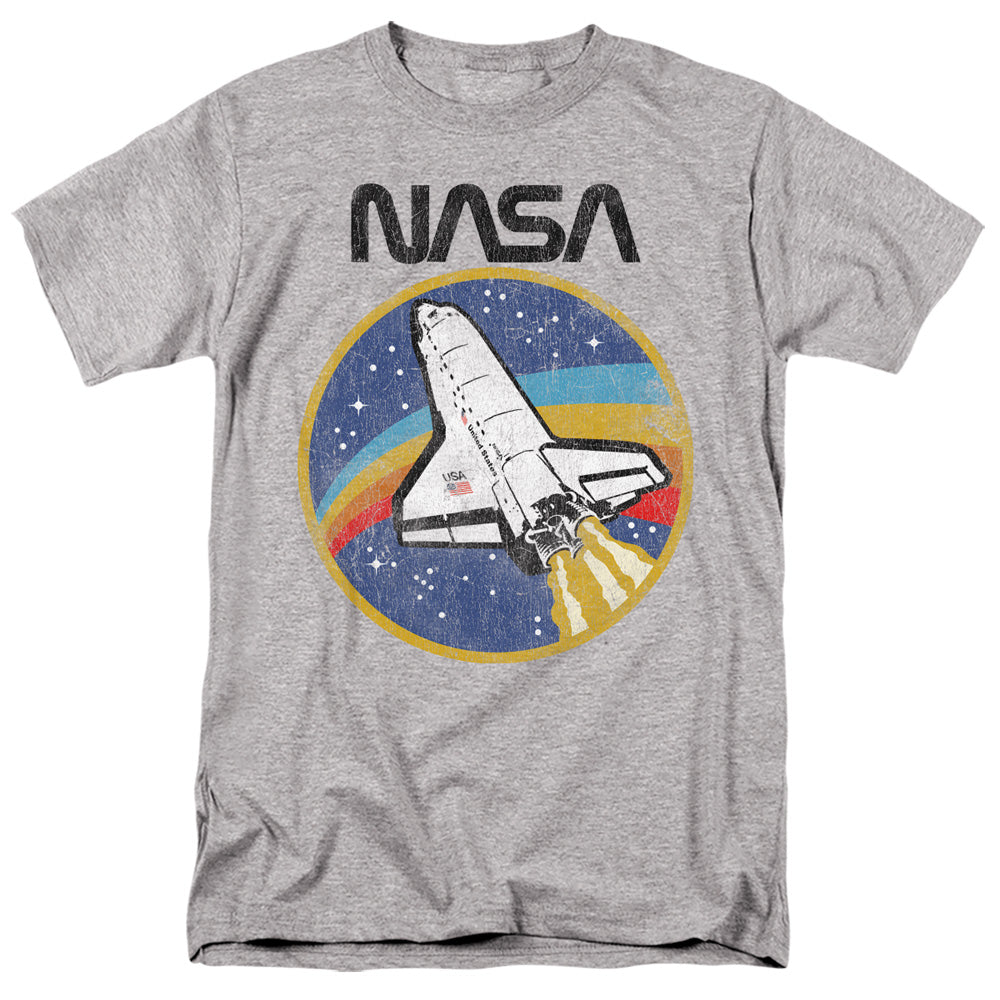Nasa Shuttle Mens T Shirt Athletic Heather