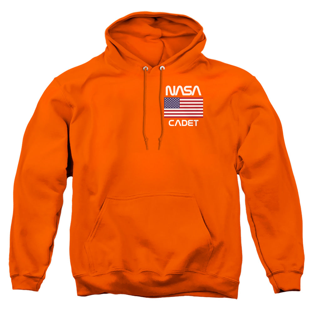 Nasa Cadet Mens Hoodie Orange