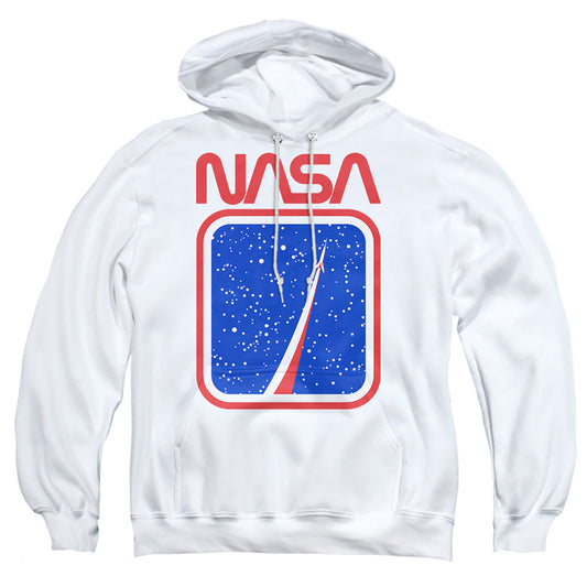 Nasa To The Stars Mens Hoodie White