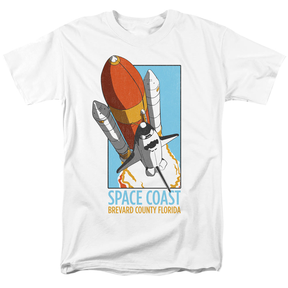 Nasa Space Coast Mens T Shirt White