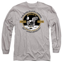 Load image into Gallery viewer, Nasa Apollo Circle 50Th Mens Long Sleeve Shirt Athletic Heather

