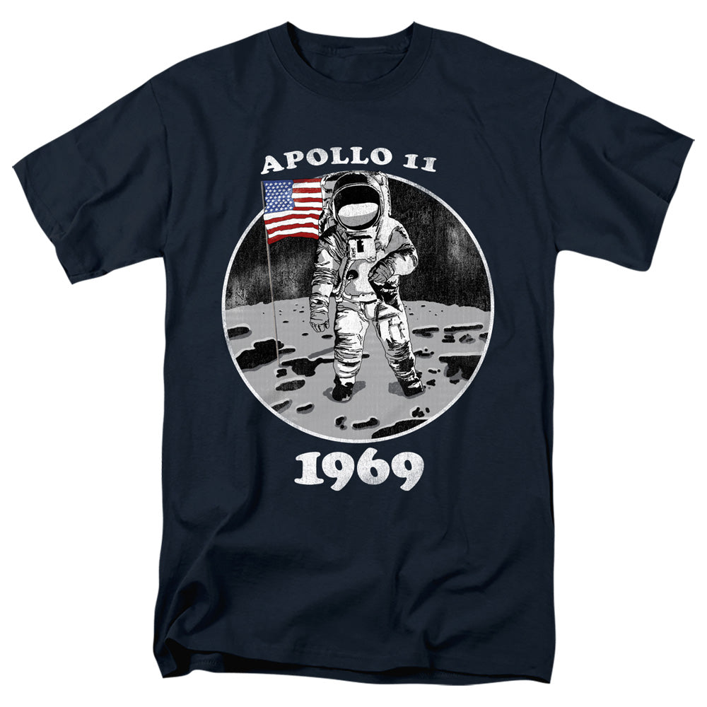 Nasa Not Fake Mens T Shirt Navy