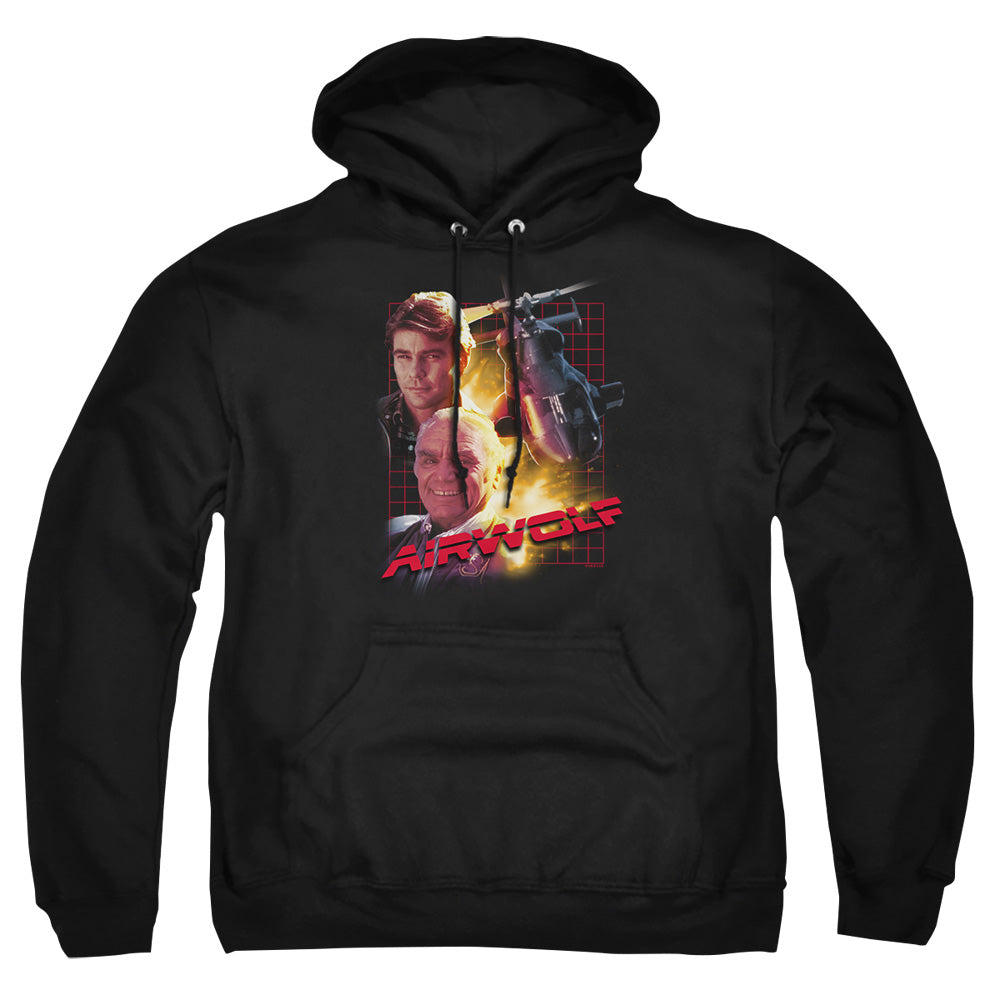Airwolf Airwolf Mens Hoodie Black