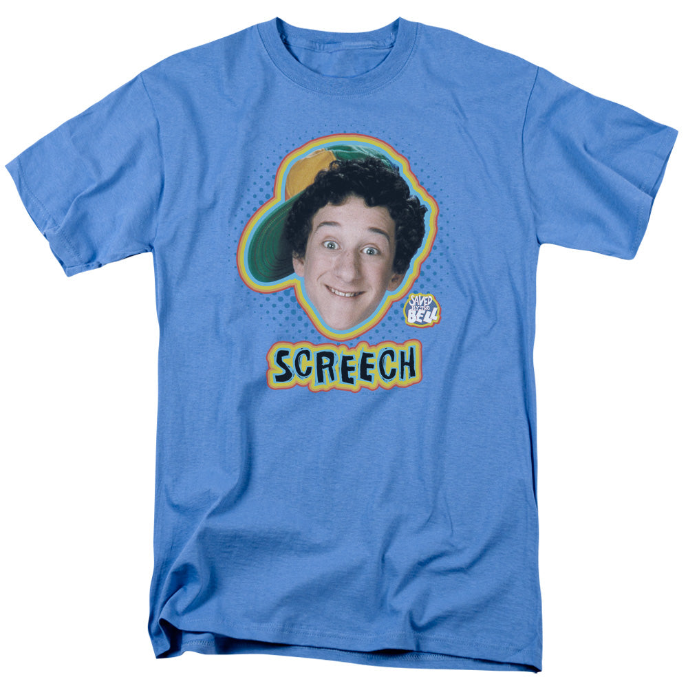 Saved By The Bell Screech Mens T Shirt Carolina Blue