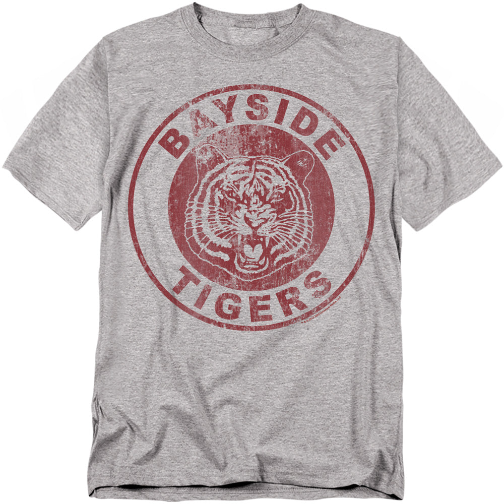 Saved By The Bell Tigers Mens T Shirt Athletic Heather