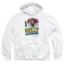 Load image into Gallery viewer, Saved By The Bell I Love Kelly Mens Hoodie White

