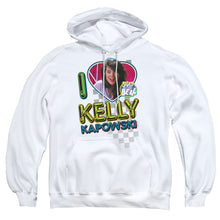 Load image into Gallery viewer, Saved By The Bell I Love Kelly Mens Hoodie White
