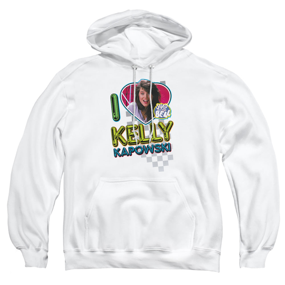 Saved By The Bell I Love Kelly Mens Hoodie White