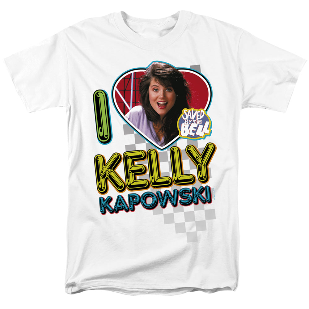 Saved By The Bell I Love Kelly Mens T Shirt White