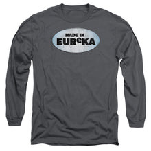 Load image into Gallery viewer, Eureka Made In Eureka Mens Long Sleeve Shirt Charcoal Charcoal
