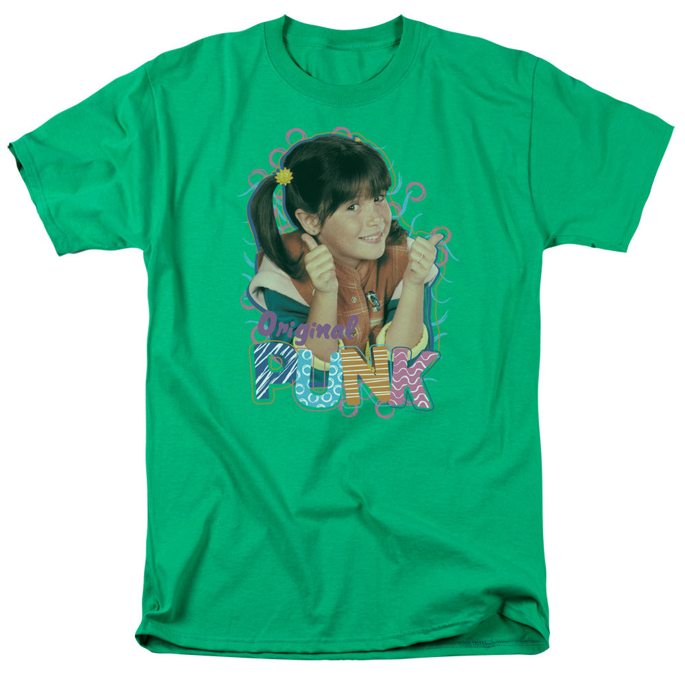 Punky Brewster Original Punk Mens T Shirt Kelly Green