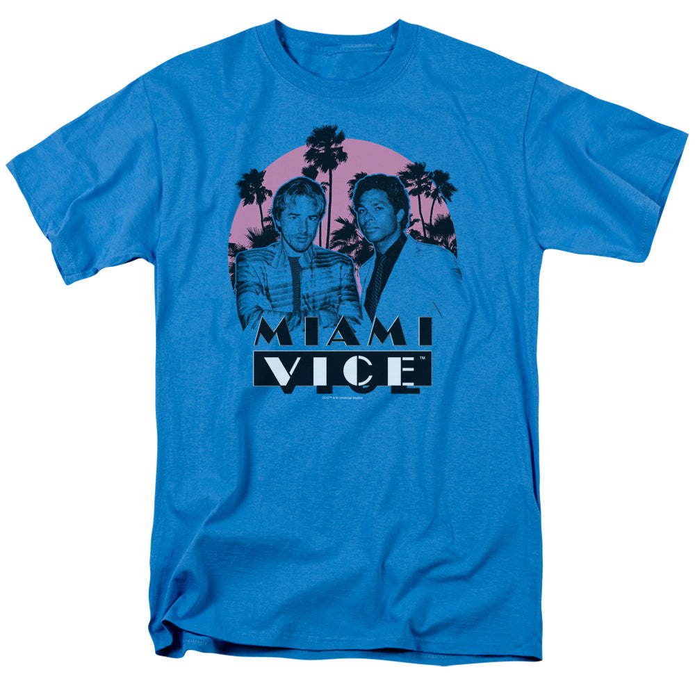 Miami Vice Stupid Mens T Shirt Turquoise
