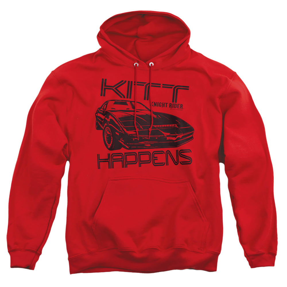 Knight Rider Kitt Happens Mens Hoodie Red