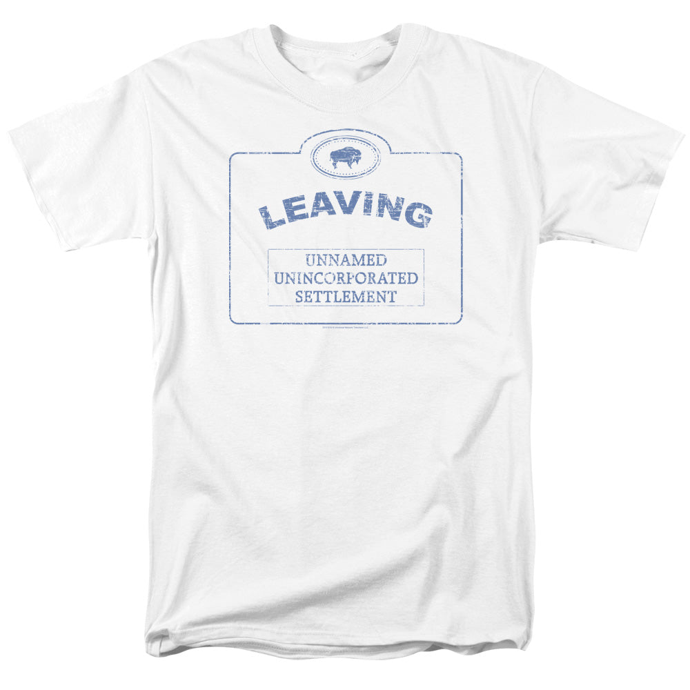 Warehouse 13 Now Leaving Univille Mens T Shirt White