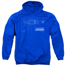 Load image into Gallery viewer, Warehouse 13 Tesla Gun Mens Hoodie Royal Blue
