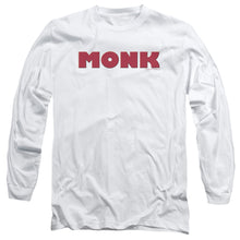 Load image into Gallery viewer, Monk Logo Mens Long Sleeve Shirt White

