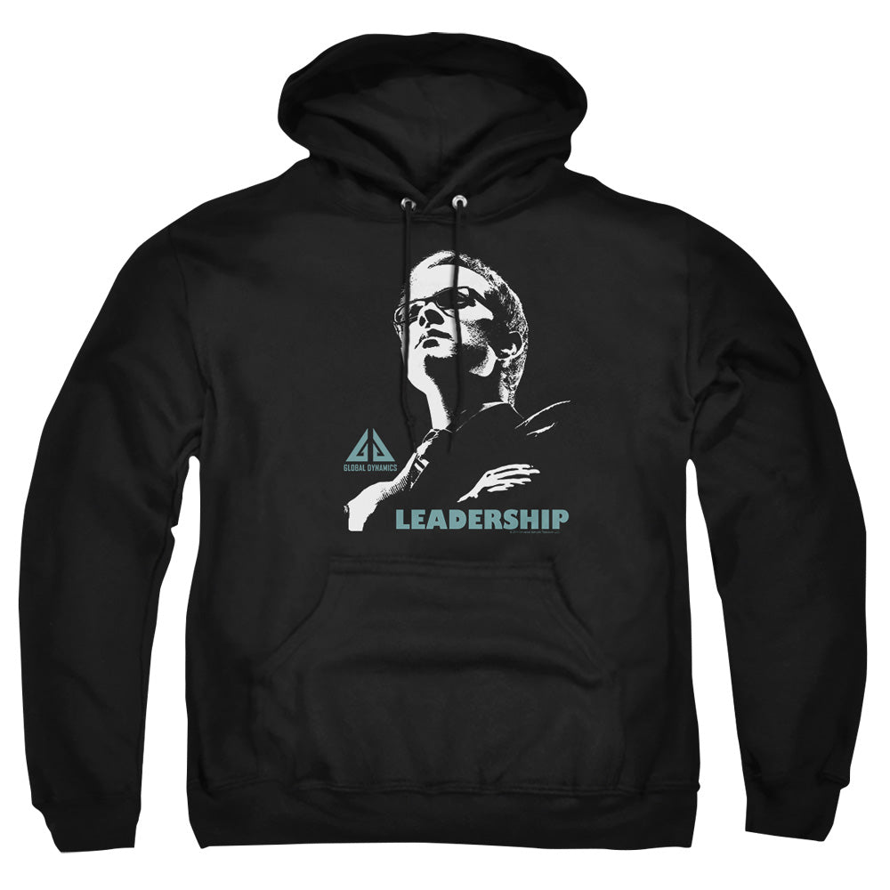 Eureka Leadership Poster Mens Hoodie Black