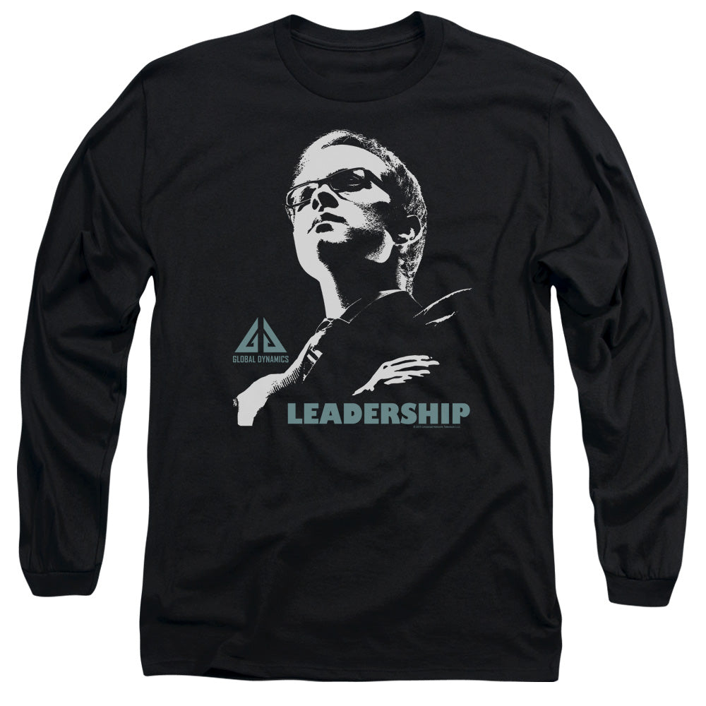Eureka Leadership Poster Mens Long Sleeve Shirt Black Black
