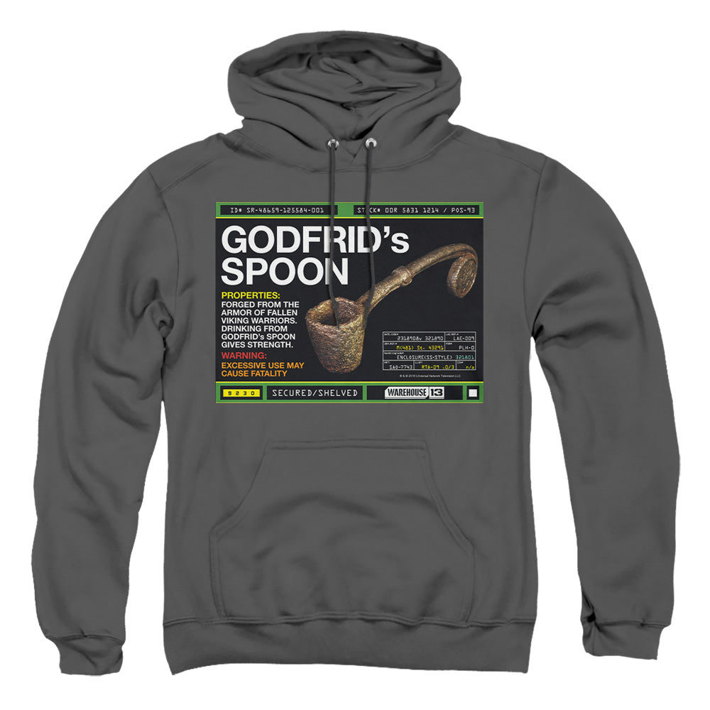 Warehouse 13 Godfrid Spoon Mens Hoodie Charcoal