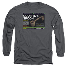 Load image into Gallery viewer, Warehouse 13 Godfrid Spoon Mens Long Sleeve Shirt Charcoal
