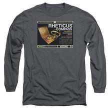 Load image into Gallery viewer, Warehouse 13 Rheticus Compass Mens Long Sleeve Shirt Charcoal
