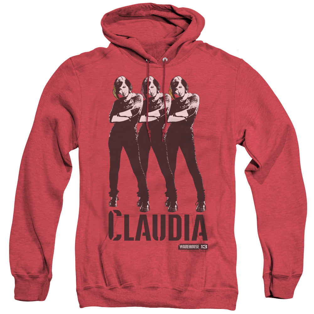 Warehouse 13 Claudia Heather Mens Hoodie Red