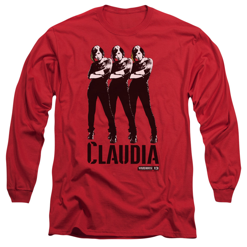 Warehouse 13 Claudia Mens Long Sleeve Shirt Red