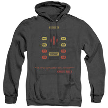 Load image into Gallery viewer, Knight Rider Kitt Consol Heather Mens Hoodie Black

