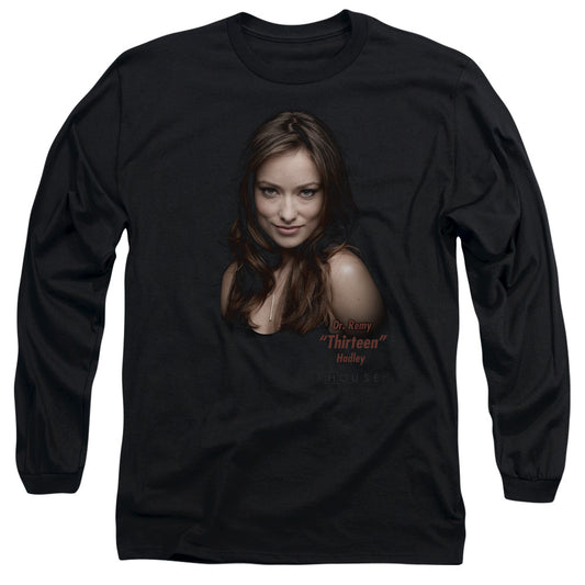 House Thirteen Mens Long Sleeve Shirt Black Officially Licensed