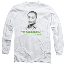 Load image into Gallery viewer, Psych Whaaaaaat?! Mens Long Sleeve Shirt White
