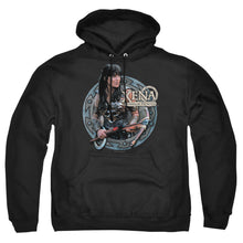 Load image into Gallery viewer, Xena The Warrior Mens Hoodie Black
