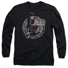 Load image into Gallery viewer, Xena The Warrior Mens Long Sleeve Shirt Black
